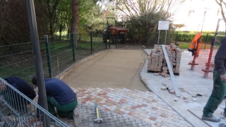 Dallage de lieu public